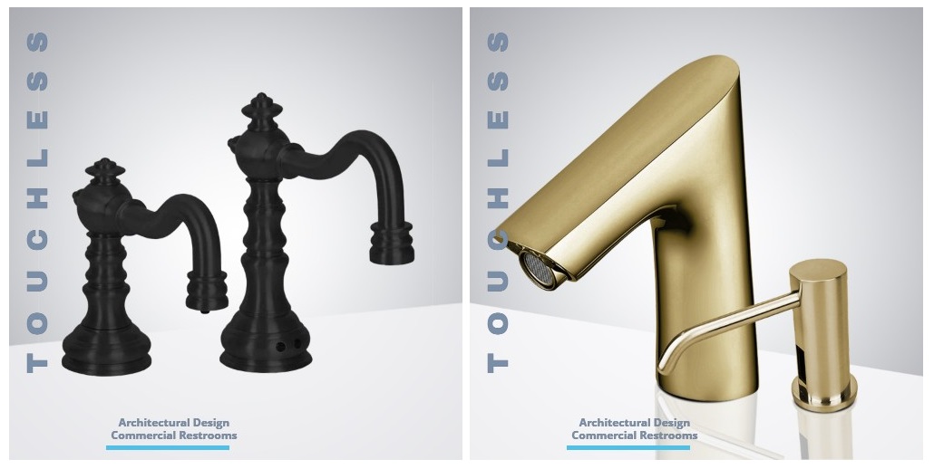 Architectural Design Touchless Restroom Faucets